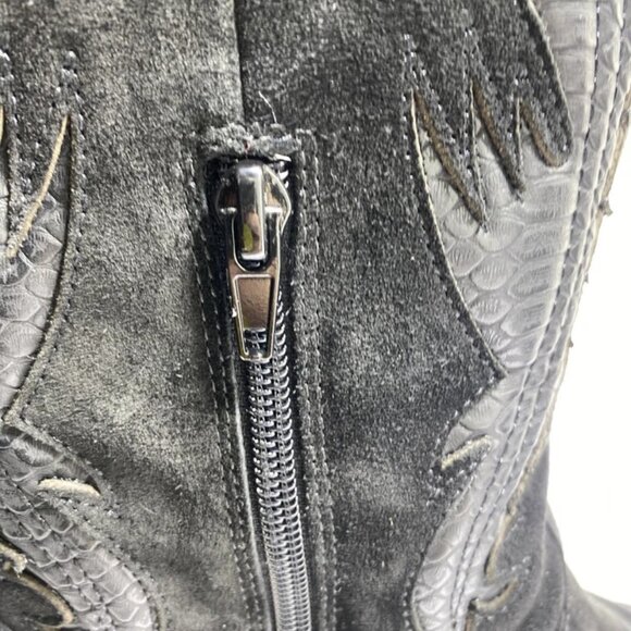 NEW MARLENA Cowgirl Boots – Black – Size 10M – Pointed Toe - Picture 5 of 10